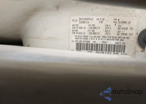 2003 Dodge Ram 3500 Slt/Laramie/St from USA, damaged, VIN 3D7LU38C13G794868